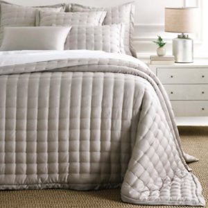 Link to buy Silken Solid Puff Coverlet Twin.